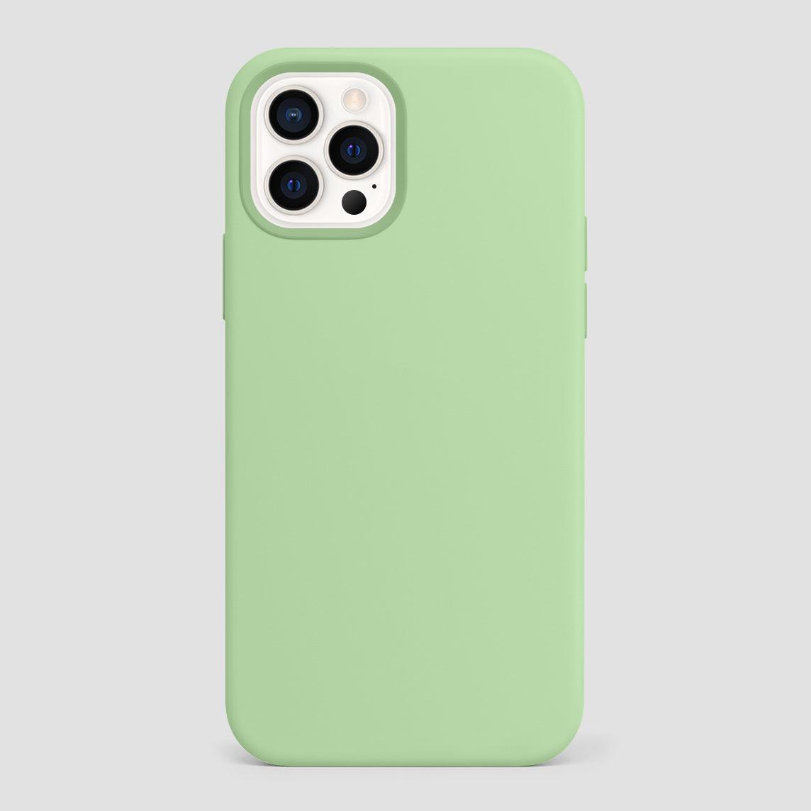 Silicone Case Iphone 12 Green Cover IPhone 12 12 Pro Silicone Case